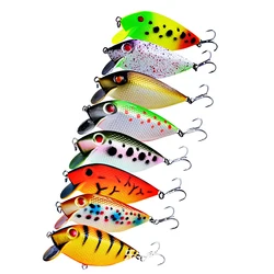 Señuelos duros VIB, anzuelos triples, Crankbait de hundimiento, aparejos de pesca Wobber, 6,5g, 7cm, 1 unidad