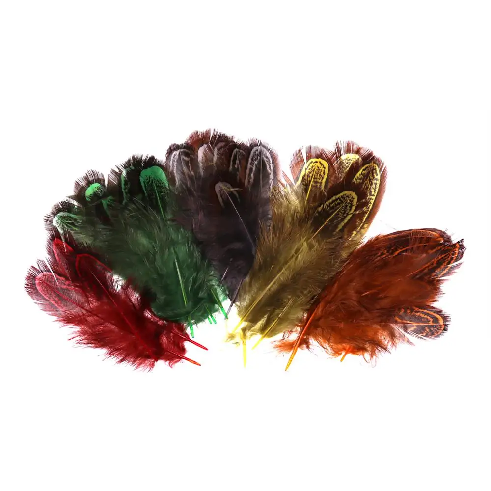 Bimoo 100 unids/pack atado de moscas Partridge pluma Caddis alas de mosca suave Hackle moscas húmedas ganchos triples de agua salada materiales de atado - imagen 4