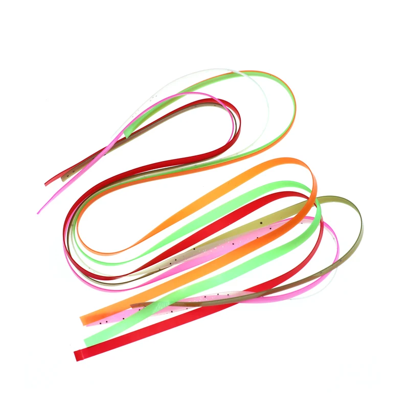 Bimoo, 10 Uds., 3mm de ancho, piel de ninfa realista, elástico, Scud, espalda/ninfa, fregadero elástico, atado de moscas, cebo, materiales corporales, multicolor - imagen 3