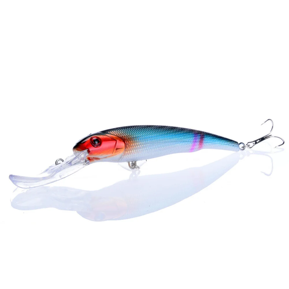 Señuelo Minnow Crankbait de plástico duro para pesca de lubina - imagen 4