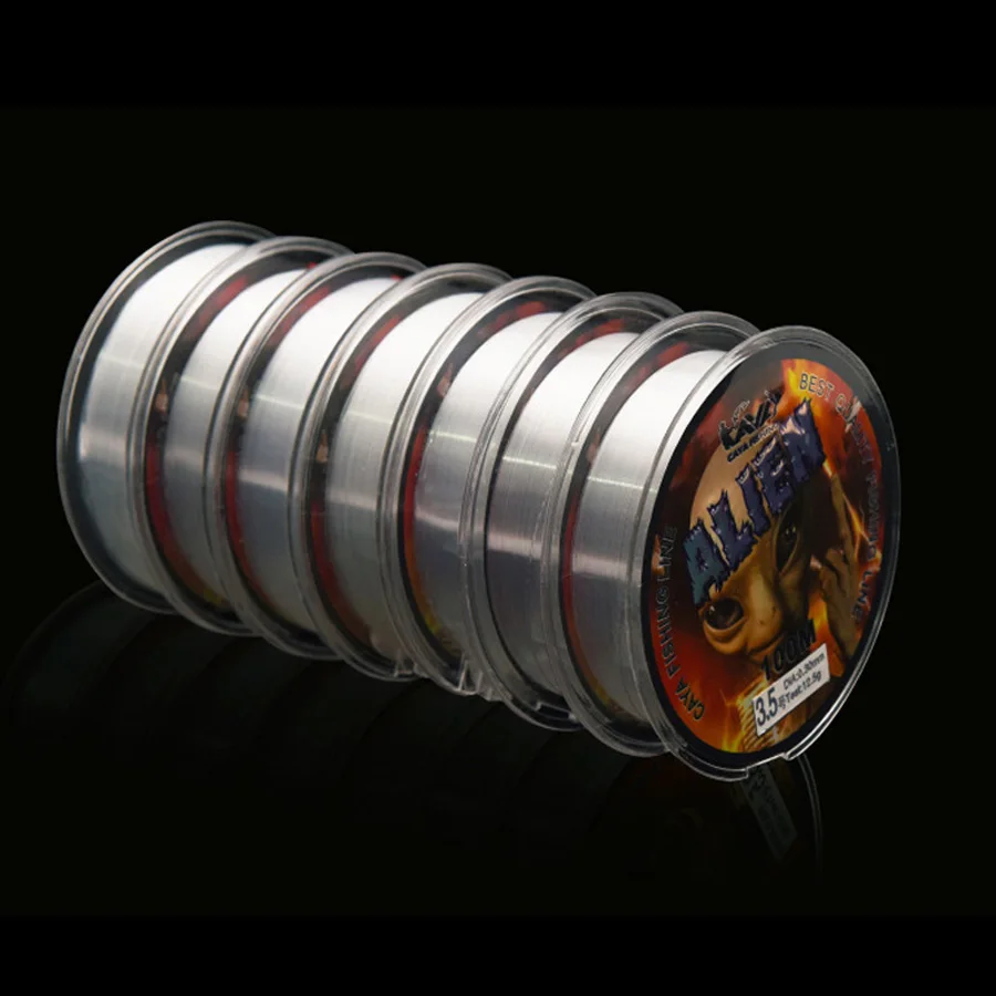 Alien-sedal de pesca con mosca de 100m, hilo superfuerte de fibra de nailon japonés, líder en el mar, agua dulce y salada, 0,6 #-8,0 # - imagen 4