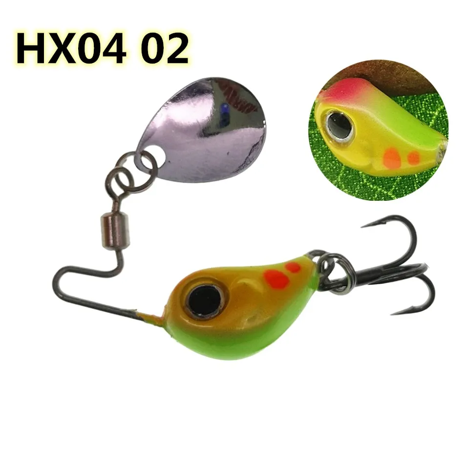 Mini señuelo de pesca de Metal VIB con cuchara, aparejos de pesca de hielo, Pin Crankbait, vibración, Spinner, hundimiento, 1 unidad, 4g/8g - imagen 5