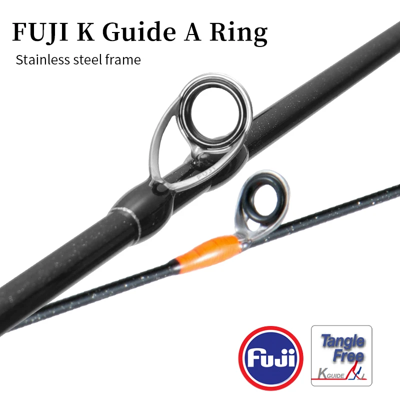 Nuevo Japón piezas completas fuji MADMOUSE tai caña de goma 1,9/1,98 M señuelo 30-150g caña de barco caña de jigging ligera caña de pescar en el océano
