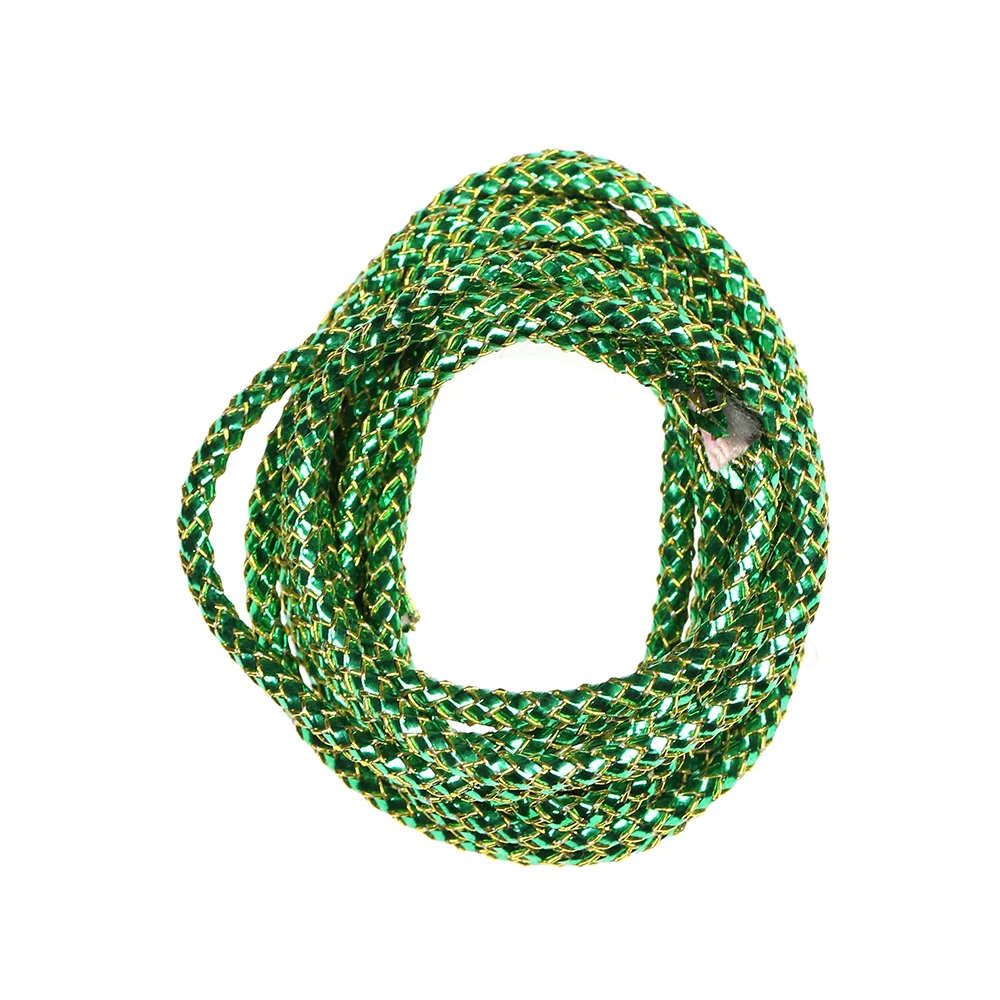 ICERIO-Tubo de Flashabou holográfico, Minnow, trenza corporal, tubos de Flash, Streamer, Material de atado de moscas, 2 metros