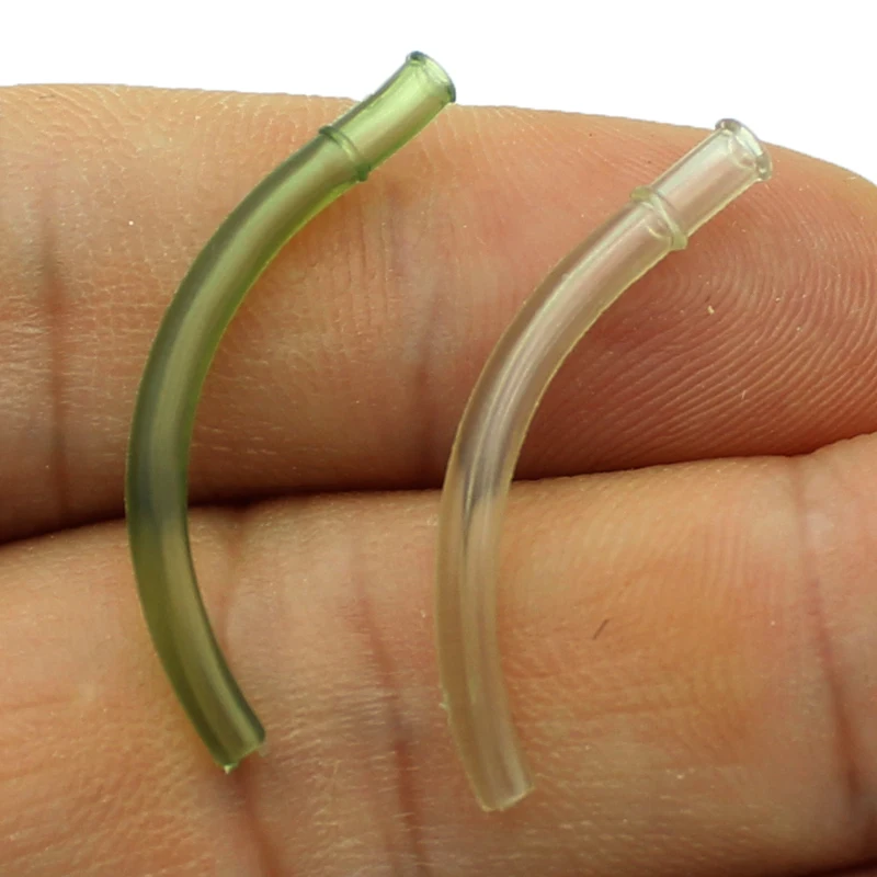 Aparejo de pelo de tubo de gancho con línea de piscina, accesorios de pesca de carpa, antienredos, 20 Uds. - imagen 2