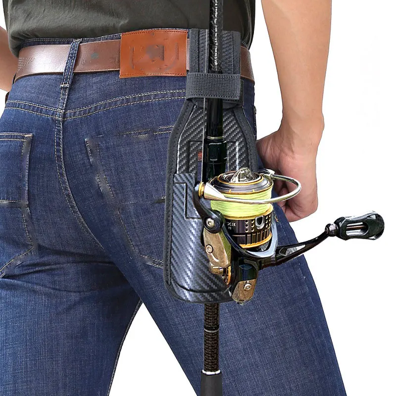De Pesca caña para exteriores de caña de pescar Rack soportes funda de Nylon abordar herramientas accesorios palillo pesca Polo titular cinturón XA260G - imagen 2