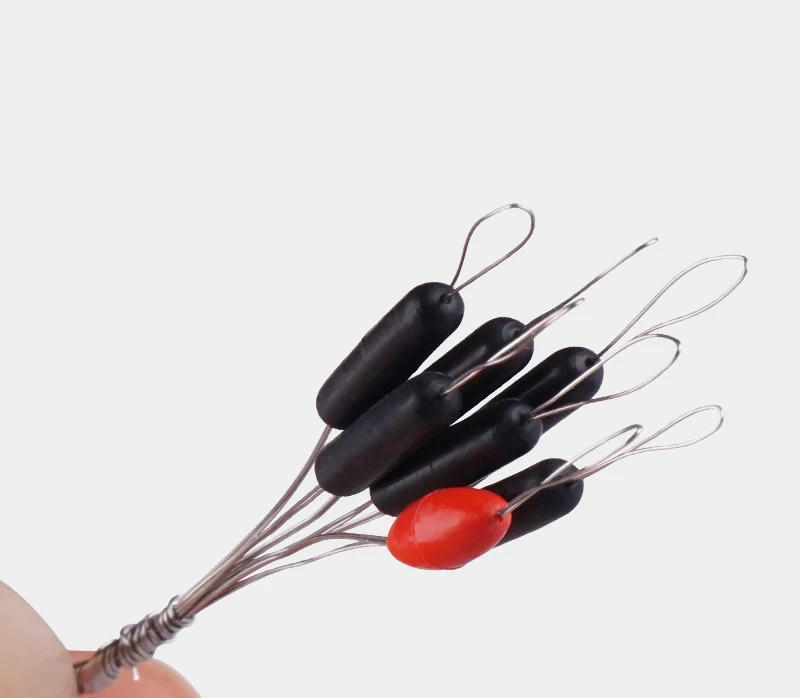 Kit de accesorios de pesca con conector giratorio, tapón de frijol, asiento flotante, plomo, J302, 2 paquetes - imagen 3