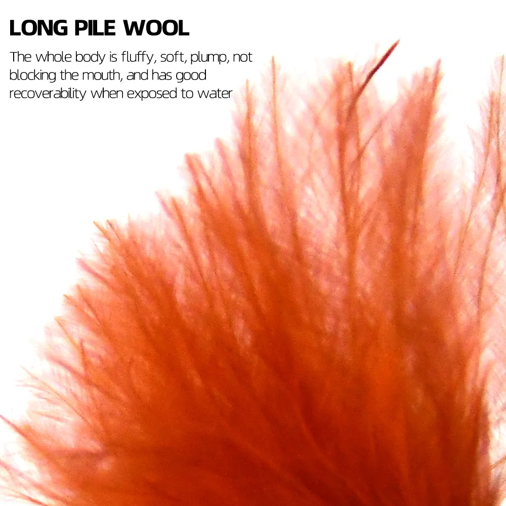 MNFT-Mosca de pesca de trucha roja, aparejos de pesca con mosca, moscas, insectos artificiales, señuelos, 10 piezas 8 # - imagen 5