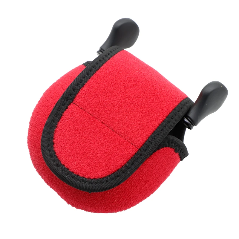 Bolsa gruesa para carrete de pesca, funda protectora impermeable para señuelo de pesca, aparejos de mar, color rojo y naranja - imagen 4