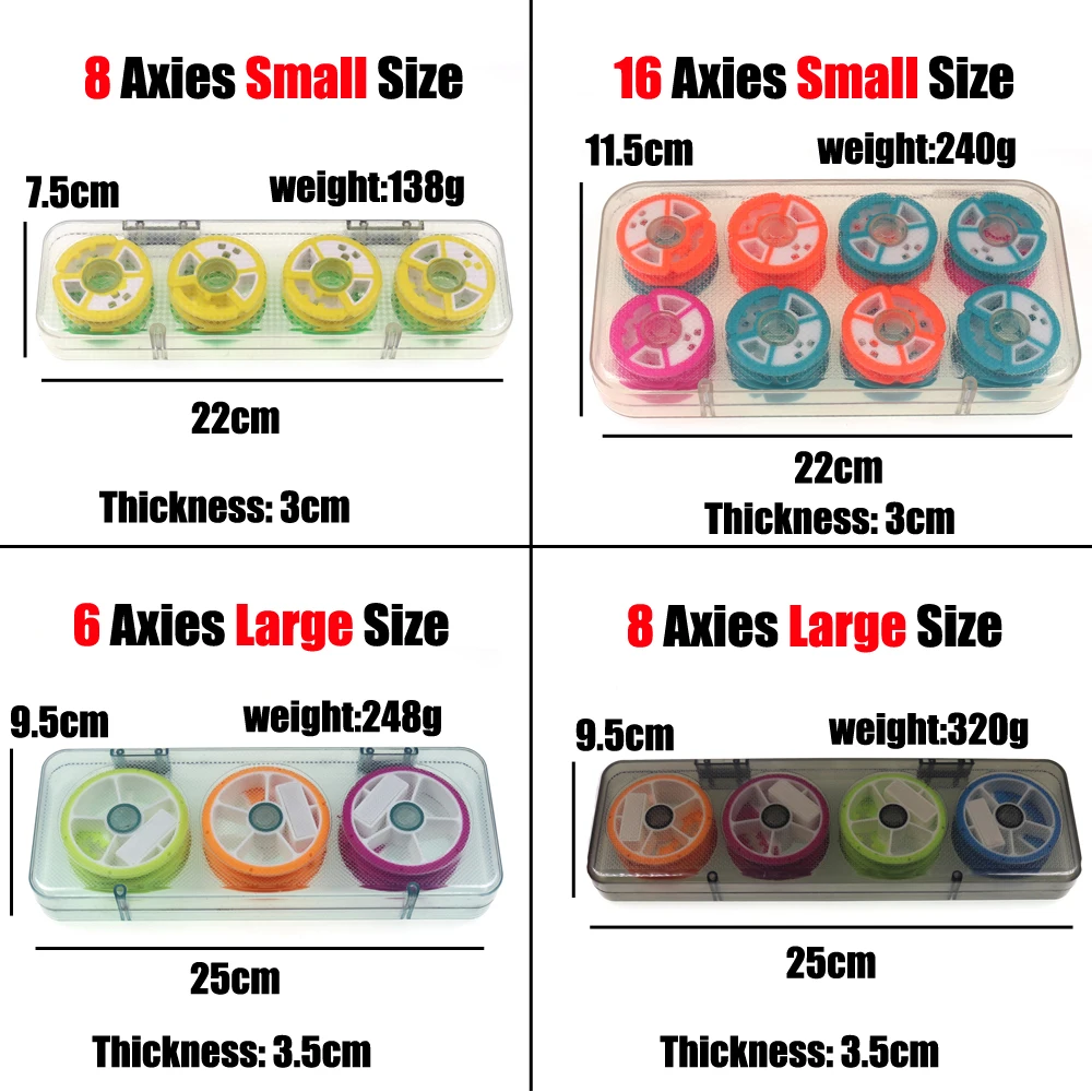 Líder de línea principal de silicona redonda Premium, aparejo de almacenamiento, caja de aparejos, soportes de línea S L, aparejos de pesca - imagen 2