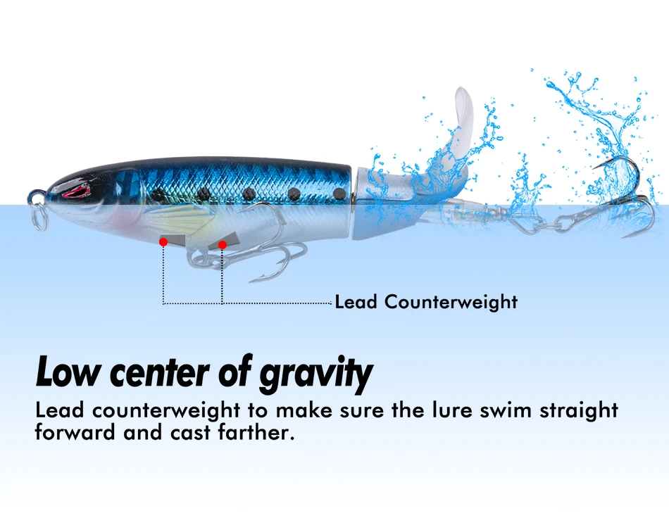 Optimice el rendimiento de su señuelo con una colocación precisa de contrapeso de plomo para una pesca efectiva y eficiente