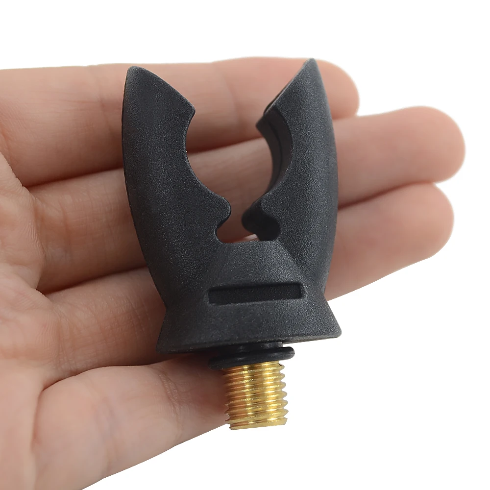 Hirisi-caña de pescar de carpa, cabezal de descanso, pinza de goma para alarma de pesca y barra de zumbido, accesorios de pesca AC170, 3 uds.