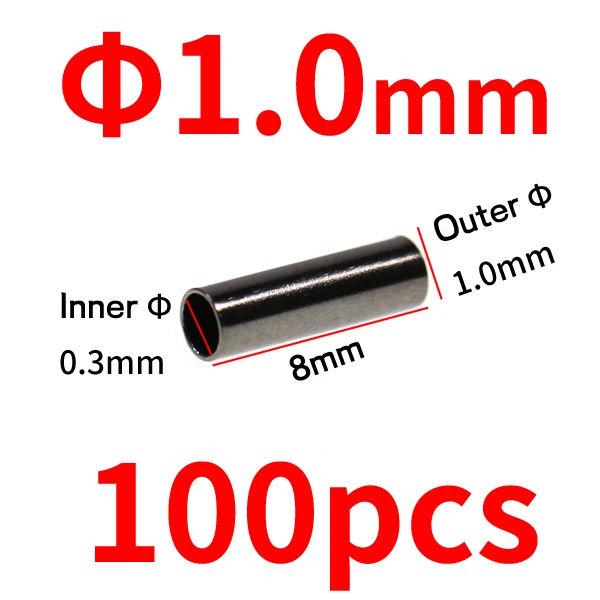 1.0x8mm 100pcs