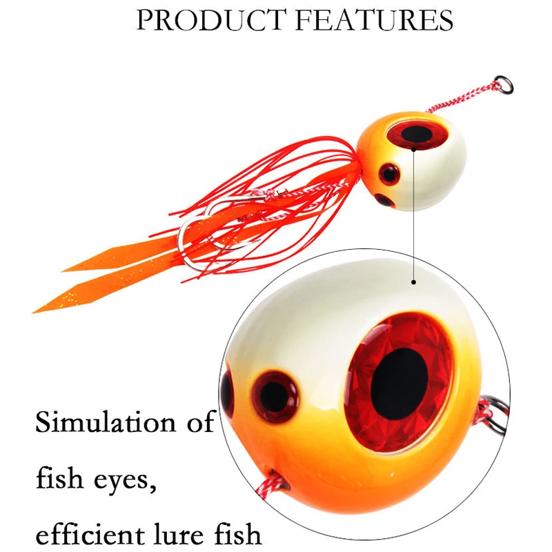 Señuelo de Pesca Jig Inchiku, cebo de Metal duro, peso de 60-200g, luminoso, Isca, Artificial, para agua salada - imagen 2