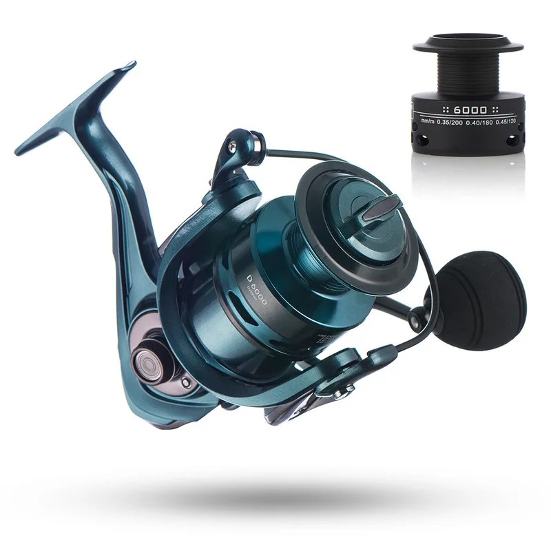YUBOSHI-carrete giratorio de alta velocidad, bobina de Metal de 5,2: 1/4,7: 1, 1000-7000, arrastre máximo, 15,5 kg, para Pesca en agua salada y dulce - imagen 4