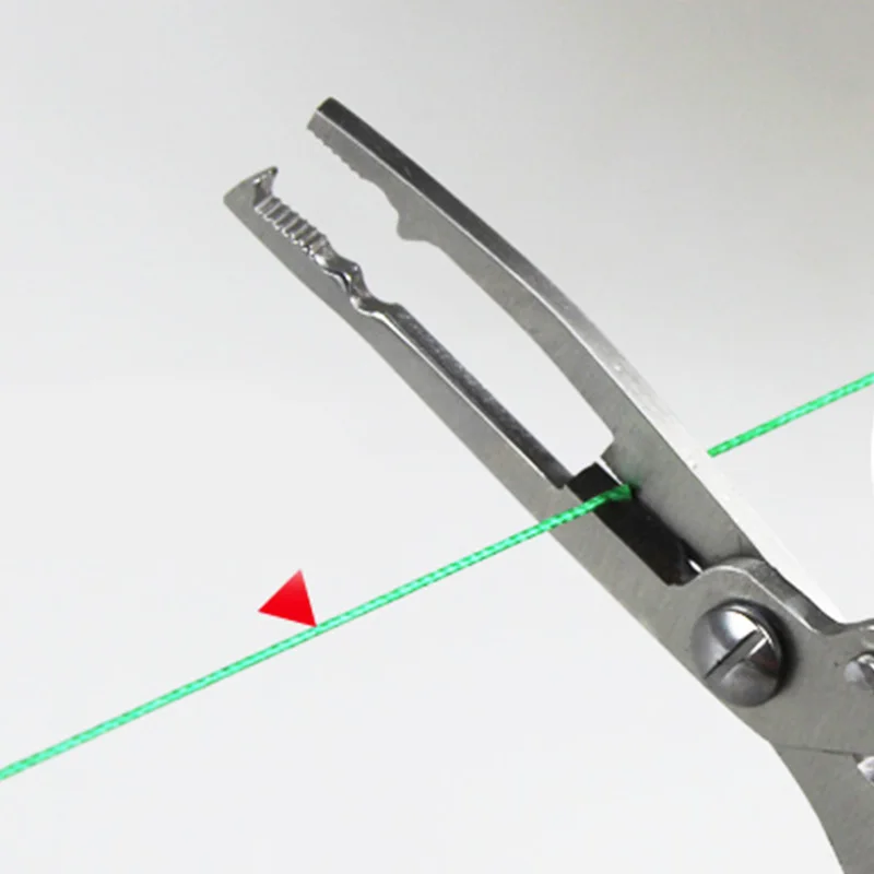Tijeras multifuncionales para uso de peces, abrazadera de señuelo de acero inoxidable, alicates de pesca, gancho cortador de línea, herramientas de aparejos de pesca portátiles, 1 ud. - imagen 5