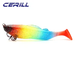 Ceril Señuelo Vinilo Wobbler Cola Paleta para Sábalo y Lucio