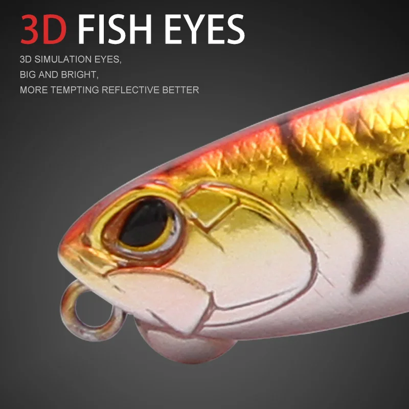 Wondershot-señuelo de pesca D09, lápiz flotante, 65mm, 5,3g, señuelo de lubina, Swimbait, cabeza de serpiente, cebo duro Artificial - imagen 5