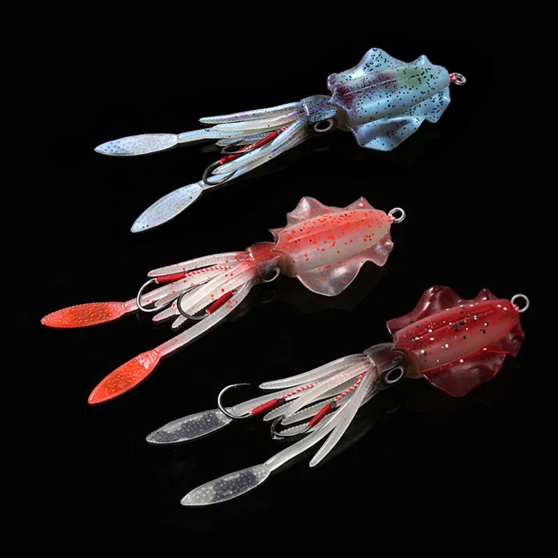 FSTK 15 cm/60g pulpo señuelos de pesca mar calamar squid jig - imagen 3