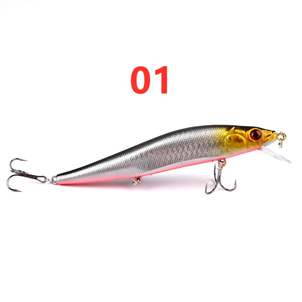 Cebo biónico de plástico para buceo profundo, cebo vibratorio de 14cm y 23g, 1 unidad