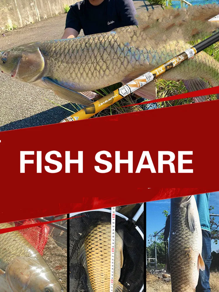 Caña De pescar De fibra De carbono, palo De Pesca superligero y duro, Olta, superligero, De Taiwán, 4,5/5,4/6,3/7,2/8,1 m - imagen 5