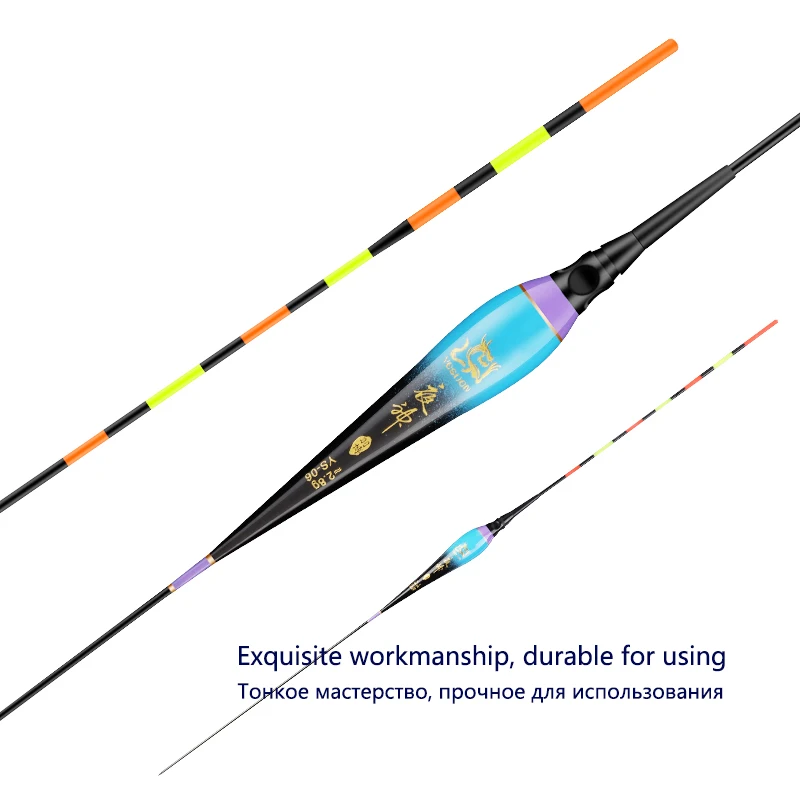 Flotadores eléctricos de pesca, 3 uds. De tubos flotantes y 1 bolsa de ganchos, compuesto Nano luminoso Boya River Lake, Boya, aparejos de pesca de carpa, 3 unids/lote - imagen 4