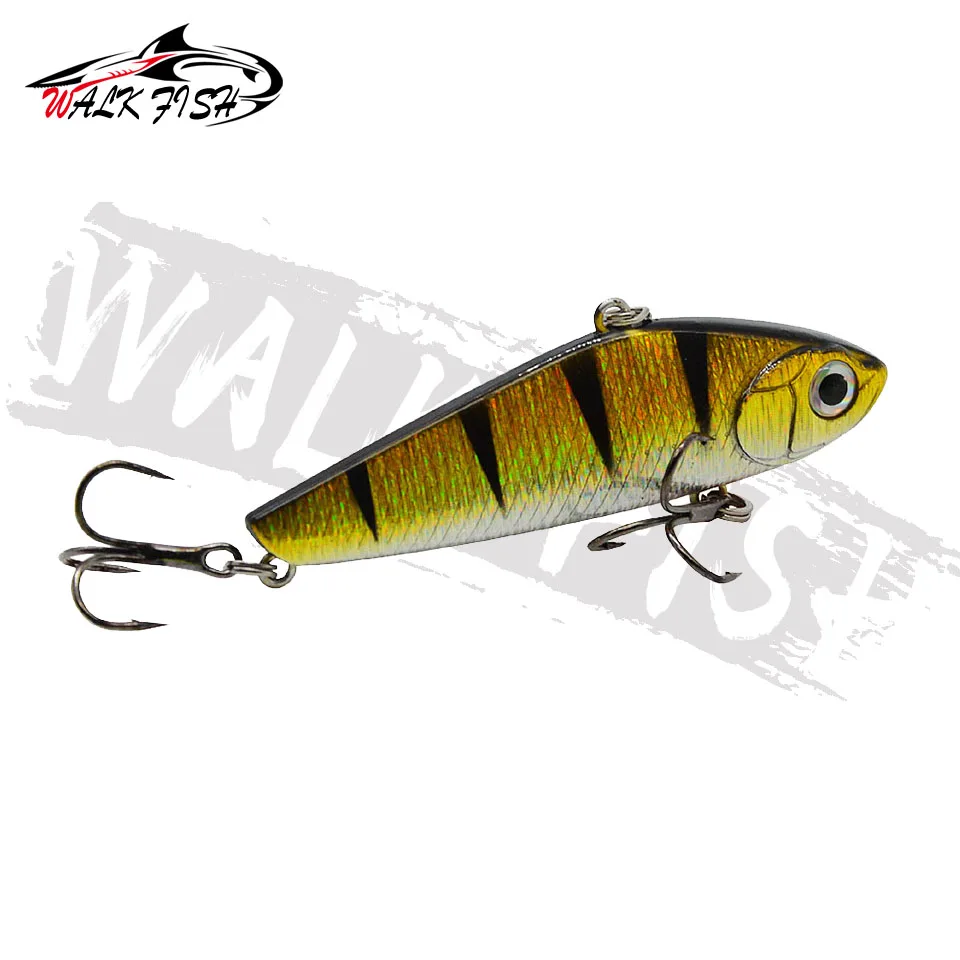 WALK FISH-señuelo de Pesca en hielo, 70mm, 22g, Japón, Crankbait, vibración, VIB, lubina, Lucio, pececillo, Wobblers - imagen 4