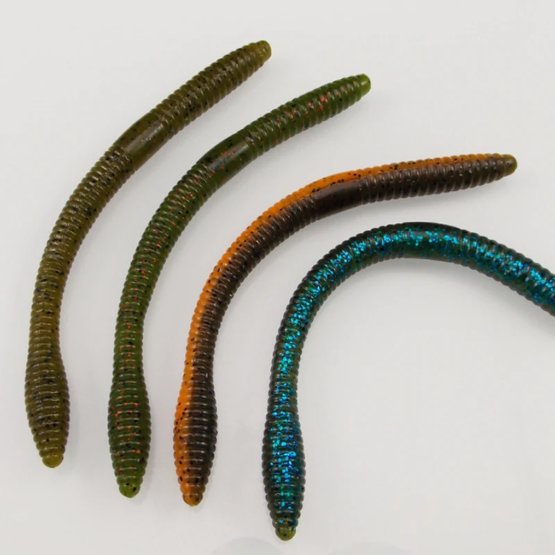 KESFISHING-señuelo de gusano para Pesca, cebo de silicona suave, perfumado y sales, 155mm - imagen 2