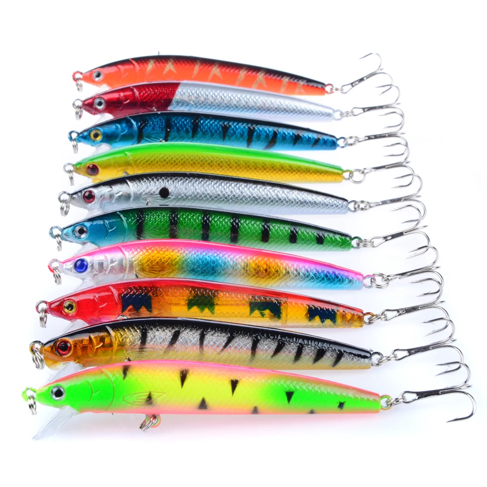 Juego de Wobblers para carpa, cebo duro/Artificial/falso para aparejos de pesca/señuelo mezclado, Swimbait, Crankbaits, Trolling, Pike, 20 Uds. - imagen 3