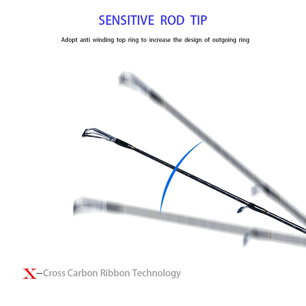 Mavllos-caña de pescar Mystery Surf, 2,4 M, 2,7 M, señuelo 8-35g/10-45g MH, punta de carbono, ultraligera, pesca en alta mar, trucha, caña giratoria - imagen 3