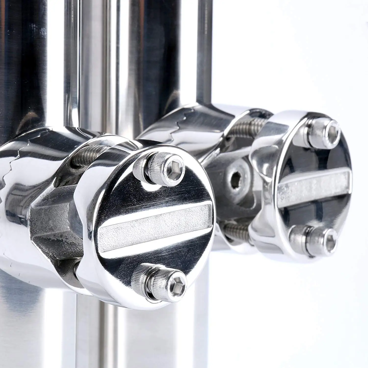 Abrazadera inoxidable para caña de pescar – Soporte barco 7/8 a 1'' - imagen 2