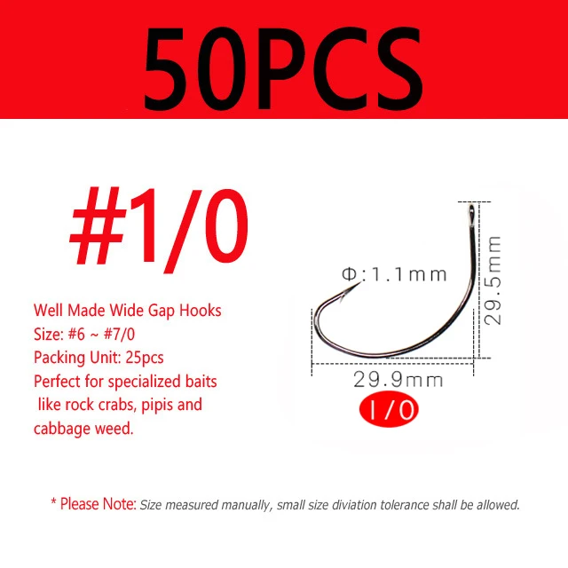 50pcs size 1l0
