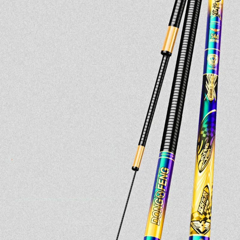 Caña De pescar dura 4H 5H 6H, varilla De Pesca De secciones largas, poste De mano, palos De Pesca De carpa De fibra De carbono súper ligeros y súper duros - imagen 2
