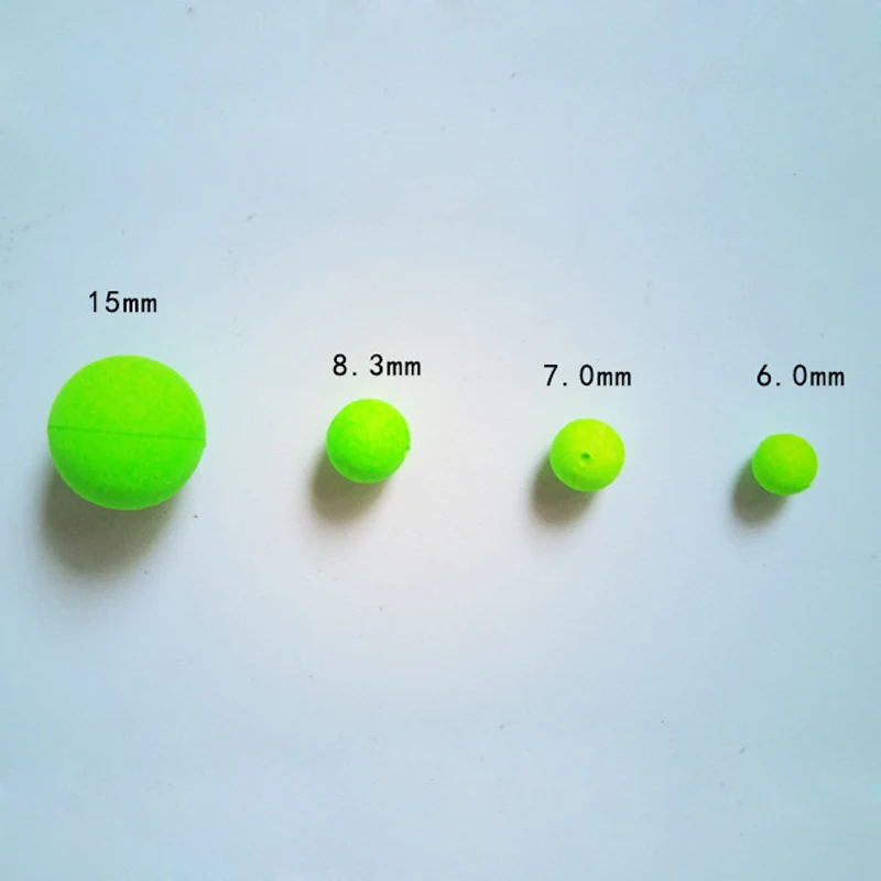 Flotador de pesca de espuma EPS, Bola de flotación dura, accesorio de pesca flotante al aire libre, diámetro de 10mm-20mm, 10 unidades - imagen 3