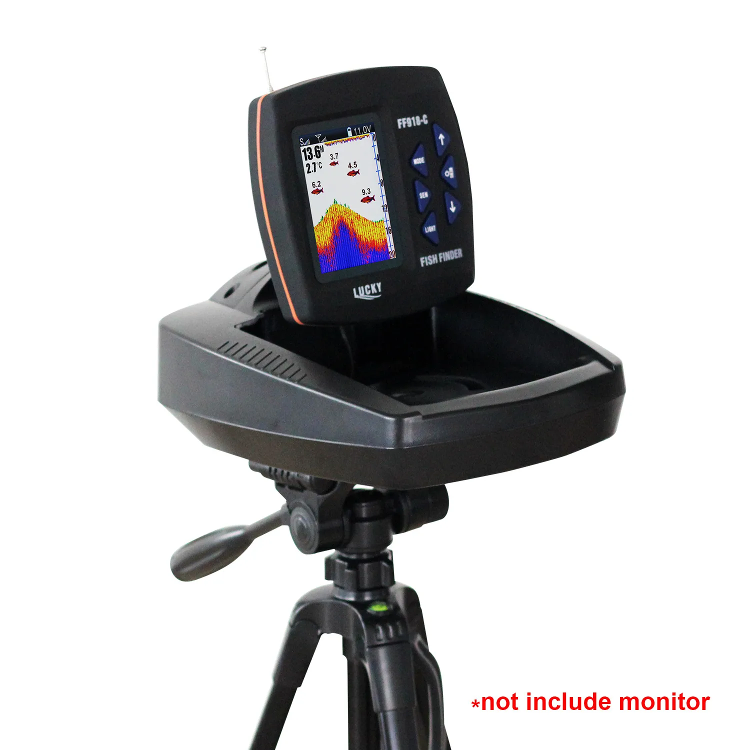 Lucky FF918 barco buscador de peces barco base grande 918 transductor con cable accesorios buscador de peces - imagen 3