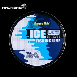 Angryfish Sedal de nailon para hielo - Línea resistente de invierno