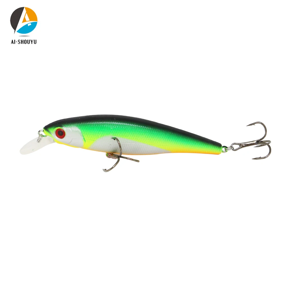 AI-SHOUYU Minnow señuelo crankbait hundible para spinning - imagen 4