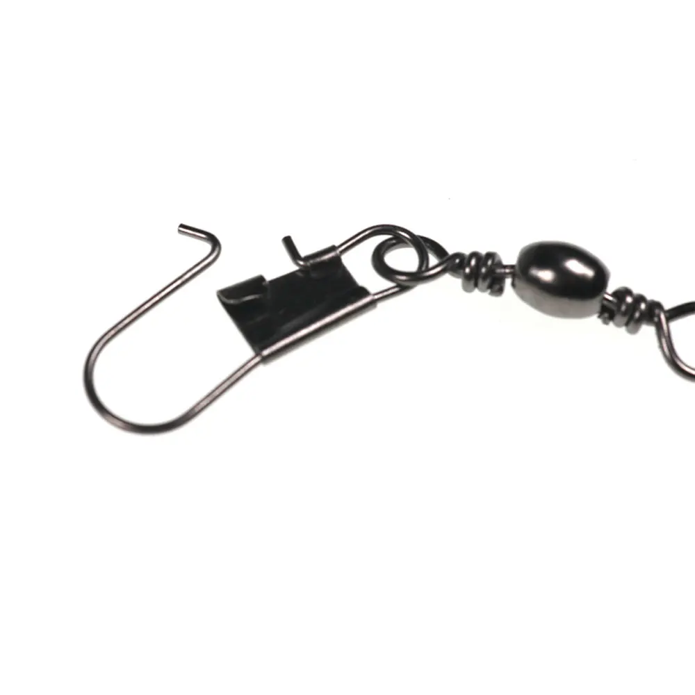 Grúa giratoria de barril de cobre de aleación con anillo sólido, accesorios de conector, para agua salada, 50/20/10 Uds., 17 tamaños - imagen 4