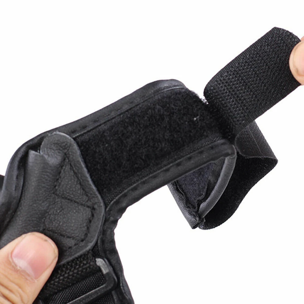 Pinza de tiro con arco de Color negro para exteriores, Ayuda de liberación, correa de arco compuesta para tiro, pulsera de gatillo de flecha profesional - imagen 4