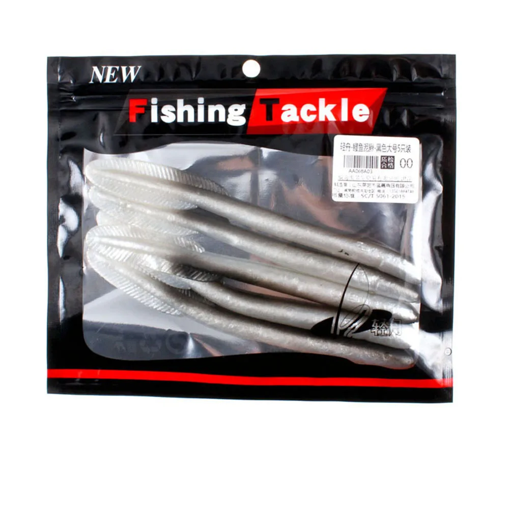 Señuelo de pesca de anguila de arena, anzuelo grande y suave, Loach 16cm/9,5g 12cm/5g, señuelos artificiales, alimentador de goma para pesca en el mar, 5 uds. - imagen 5