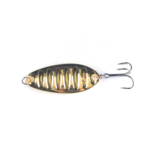 DHYJSFDC-cuchara giratoria de Metal, señuelo de pesca de trucha, cebo duro, lentejuelas de ruido, cebo Artificial, pequeño, giratorio de lentejuelas duras, 1 ud.