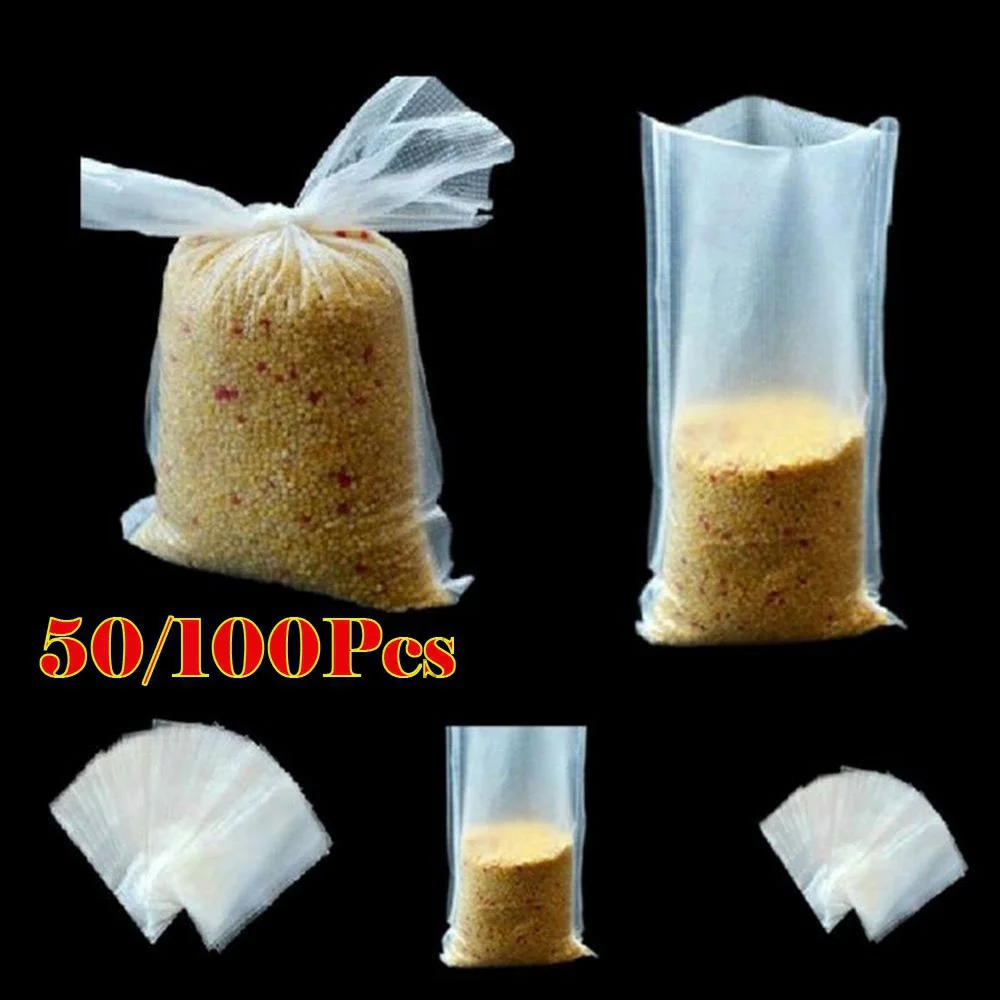 FLYSAND-bolsas PVA para carpas, aparejos de pesca de carpa, bolsas PVA, malla para carpas, cebo grueso de bolas de 7x14cm para lanzar cebo - imagen 5
