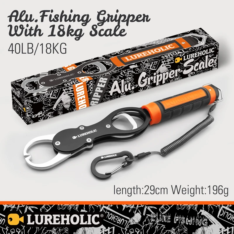 LUREHOLIC-Alicates de pesca de aleación de aluminio, juego de agarre, aparejos de pesca, gancho de engranaje, línea de corte de recuperación, anillo dividido, accesorios de pesca - imagen 2