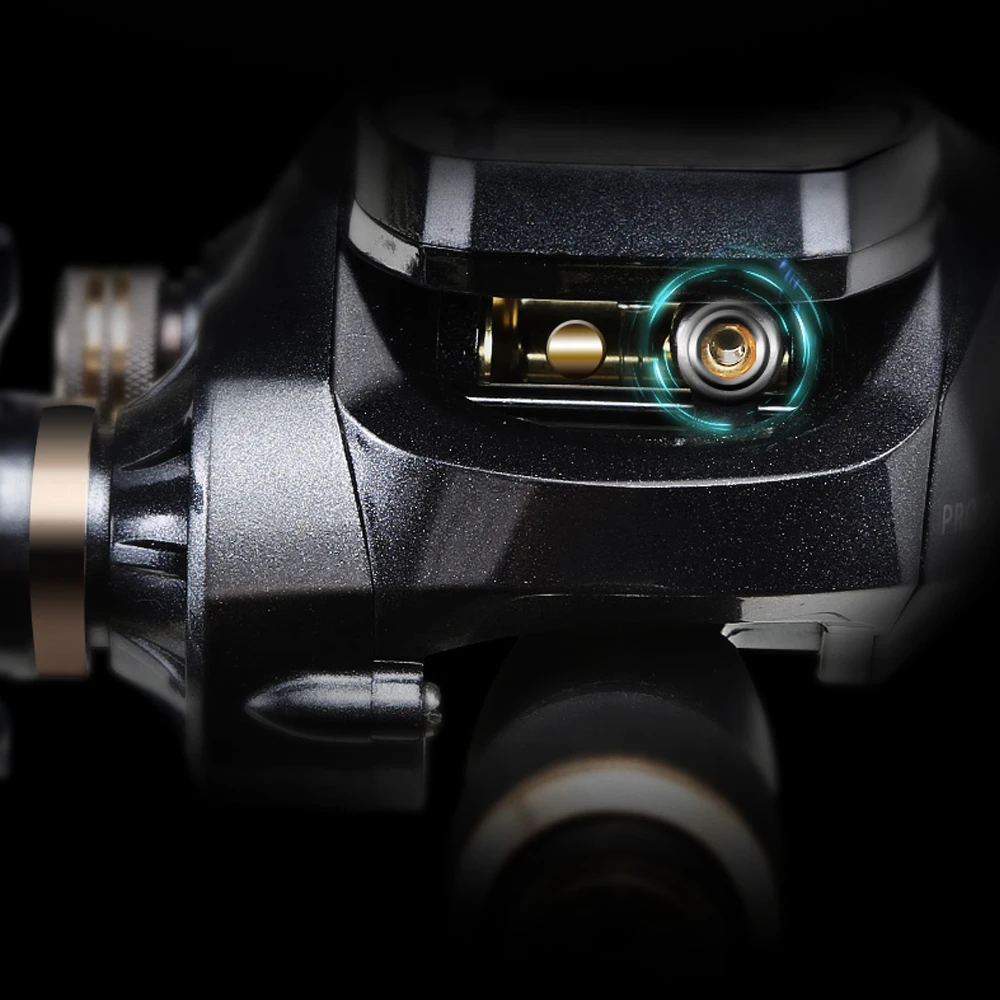 Volin-carrete de pesca Digital Baitcasting, freno magnético de 10kg, 18 + 1 BB 2020: 1, pesca nocturna de alta velocidad, agua salada y dulce, novedad de 7,0 - imagen 5