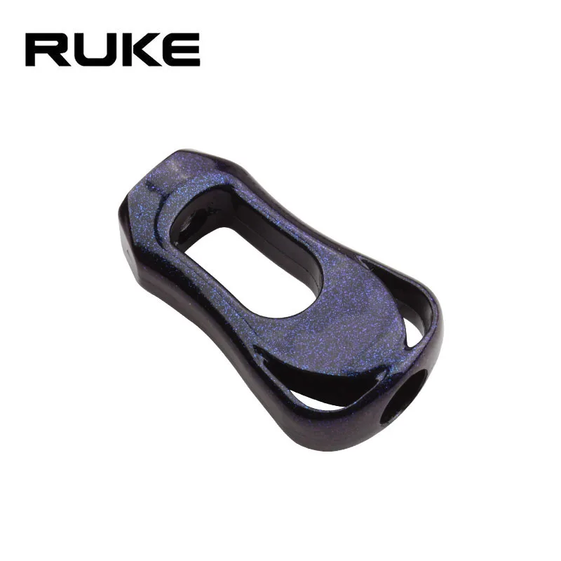 RUKE, 1 pieza, perilla de mango de carrete de pesca, traje de fibra de carbono, longitud de carrete Dai, 35mm, peso 3,7g, incluye 2 uds. De rodamientos, 4 Uds. De arandelas, carrete DIY - imagen 4