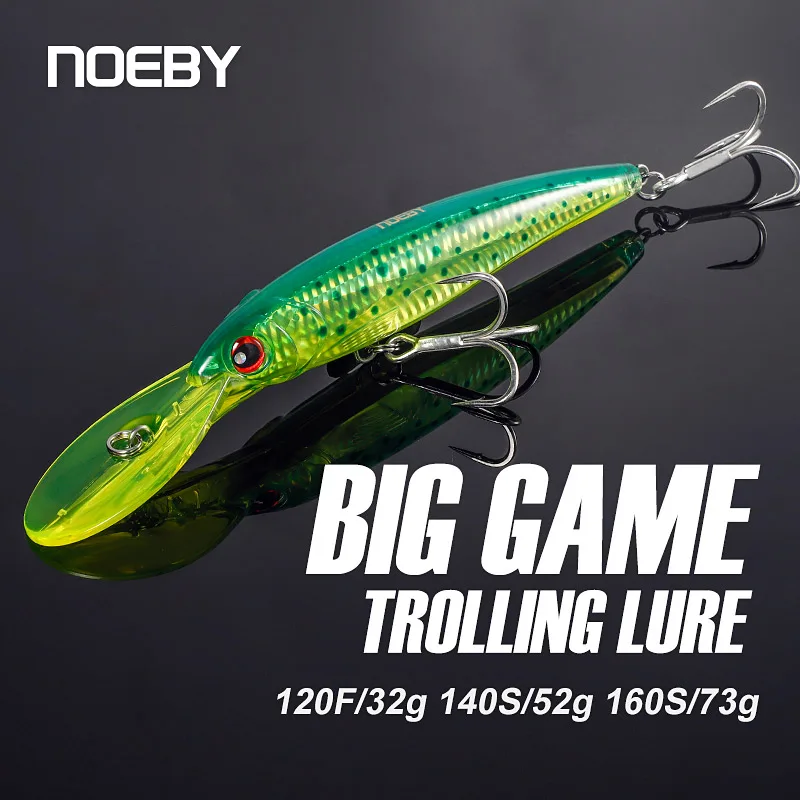 NOEBY Wobbler Minnow flotante 120mm para lubina - imagen 5