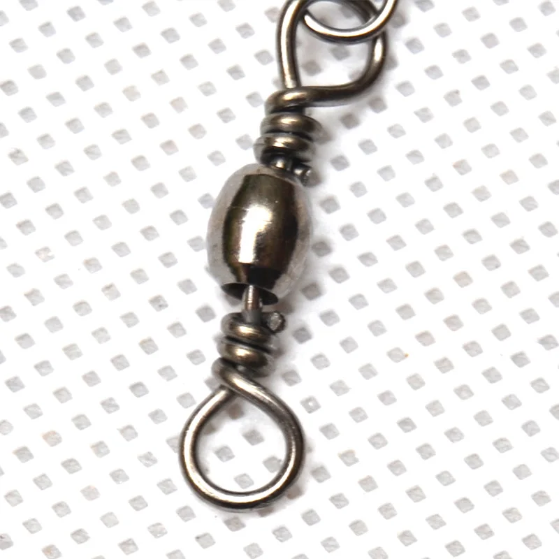 50 Uds. Productos de pesca en hielo de invierno conector de Pesca giratorio Pin rodamiento giratorio Snap Fastlock Clips anzuelo señuelo TacklePesca - imagen 5