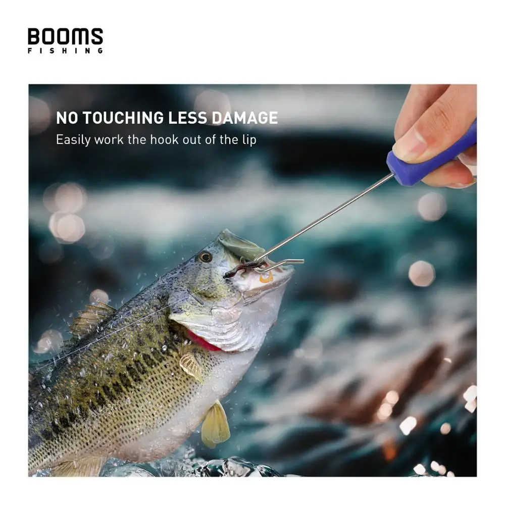 Booms Fishing R05 removedor de anzuelos para agua salada, agua dulce, anzuelo de 7 pulgadas, accesorios de herramientas de pesca de extracción rápida - imagen 3