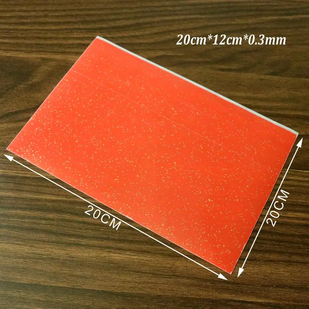 Wifreo, 3 uds., Material de película de hoja de silicona para atado de moscas para pesca en agua salada, anzuelo, serpentina de silicona, falda, señuelo, Material de fabricación - imagen 2