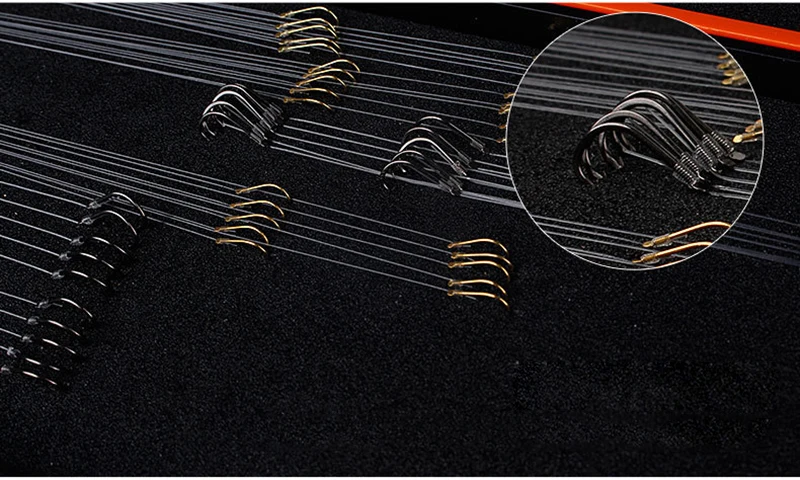 Caja de aparejos de aparejo de pesca de carpa, Zig Chod 6 vías, caja de almacenamiento de aparejo de pelo rígido para Herabuna, equipo de soporte de aparejo de línea de pesca J290 - imagen 5